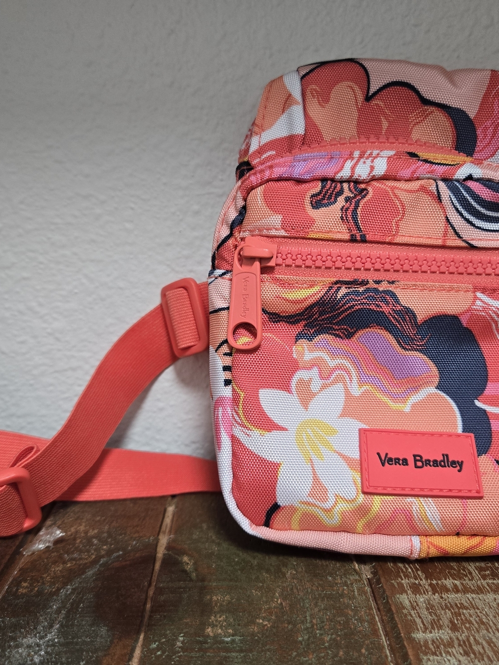 Vera Bradley Reactive Belt Bag Sling Rose Agate Fanny Pack Crossbody NWOT